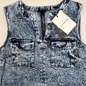 Acid Wash Denim Dress